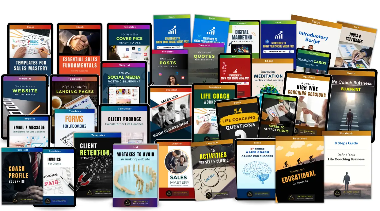 Life Coach Bundle - All tools for your life coaching business success